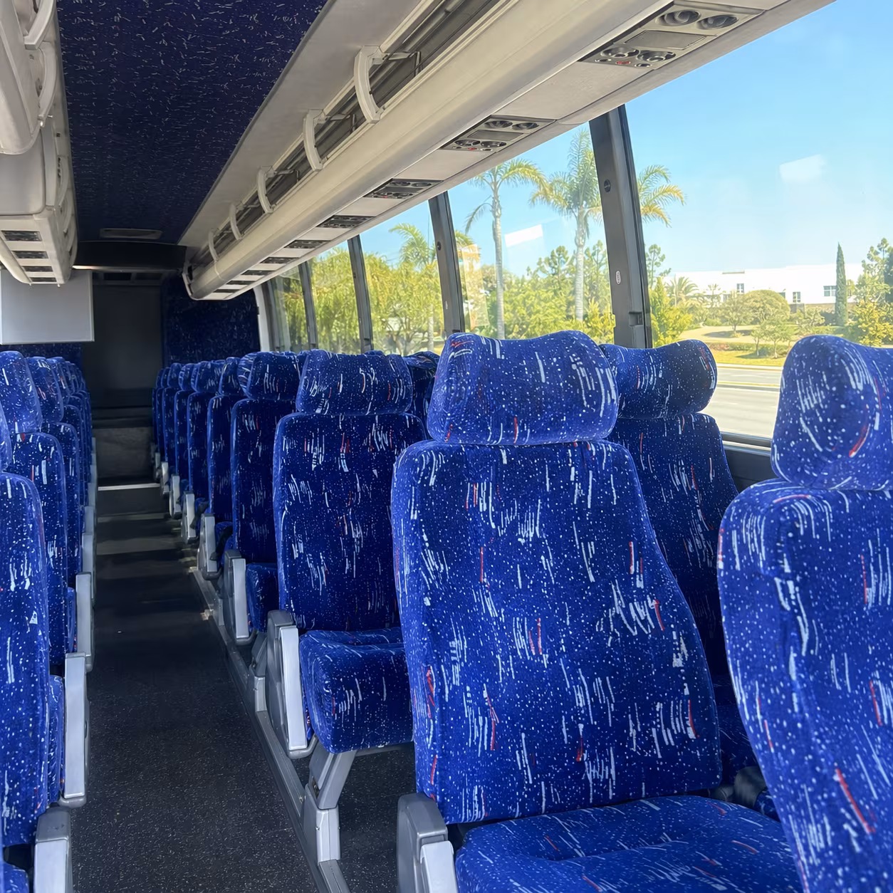 kennewick charter bus rental interior